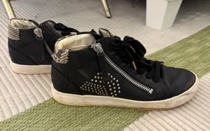 Dolce Vita High Top Black Sneakers size 10 thumbnail 1