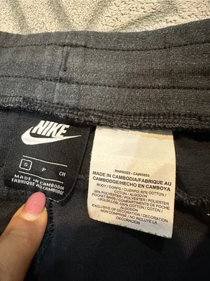 Nike Black Slim Fleece Joggers with Drawstring thumbnail 3