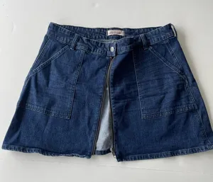 Madewell Denim Utility Full Zip Skirt Size 32 thumbnail 3