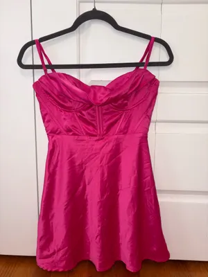 Princess Polly SPOTLIGHT MINI DRESS PINK thumbnail 5