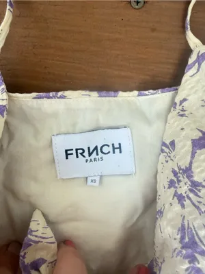FRNCH Paris Purple Floral Spaghetti-Strap Dress thumbnail 2