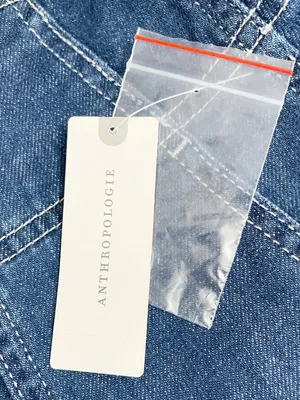 NWT PILCRO Anthropologie Jeans Sz 27 High Rise Wide Leg Trouser Contrast Stitch thumbnail 13