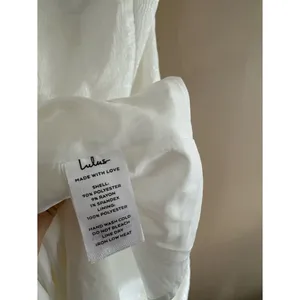 Lulus Arabella White Jacquard Basque Waist Maxi Dress Size Large Bridal Wedding thumbnail 10