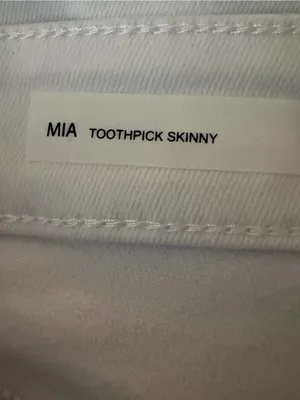 KUT FROM THE KLOTH white MIA Toothpick Skinny Jeans for Women Size 8 thumbnail 5