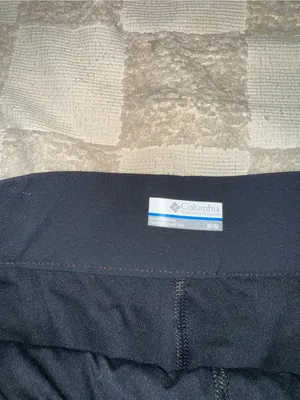Columbia All Seasons Ruched Skort Black Activewear Skirt Size M thumbnail 5