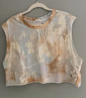 Free People FP Movement Inspire Cropped Tie Dye Muscle Tank thumbnail 1