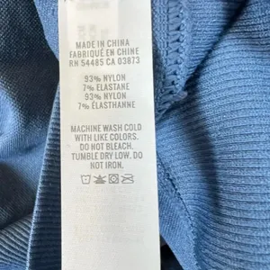 Offline by Aerie Seamless Cropped Top Blue Long Sleeve Stretch Athletic Yoga XL thumbnail 7