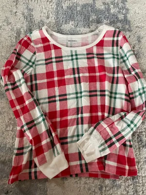 Old Navy Christmas Pajama Top thumbnail 1
