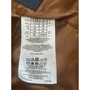 Brooks Brothers Checked Tweed Cropped Jacket thumbnail 11