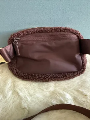 Lululemon Athletica Everywhere Sherpa Belt Bag With Goldtone Hardware thumbnail 4