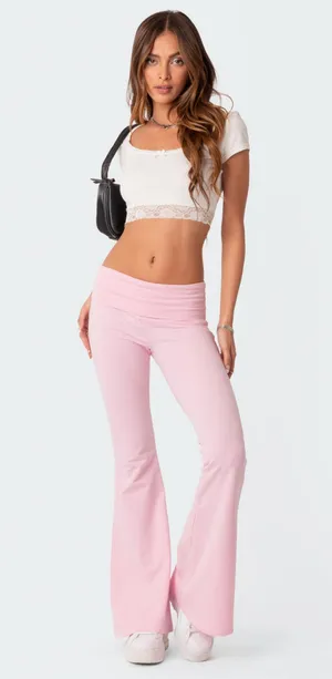Edikted Flare Leggings thumbnail 1