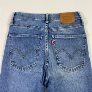 Levi's Mile High Super Skinny Jeans Womens 26 Blue‎ Medium Wash High Rise Denim thumbnail 6