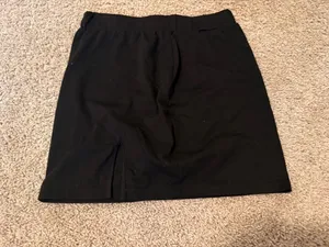 SheIn black mini skirt thumbnail 2