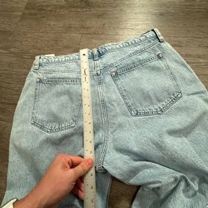 Abercrombie & Fitch Light Blue Wide Leg Jeans thumbnail 10