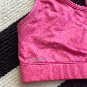 Nike Women's Pro Classic Vibrant Pink Sports Bra thumbnail 2