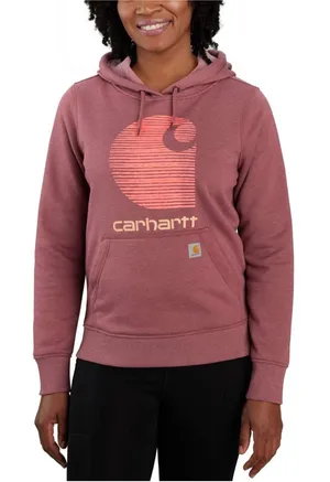 CARHARTT Rain Defender Relaxed Fit Midweight C Logo‎ Graphic Sweatshirt Small thumbnail 1