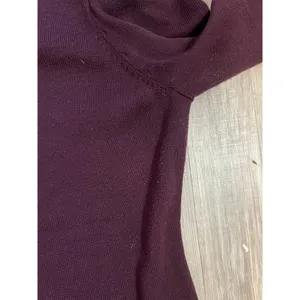Calvin Klein Women's Puff-Sleeve Sweater Dress. Size XL. Eggplant thumbnail 11
