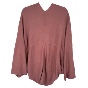 Lululemon Women's Cashlu Knit Textured Wrap Rose Pink Cardigan Sweater Size M/L thumbnail 6