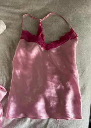 Lace Sleep Set Pink Size M thumbnail 1