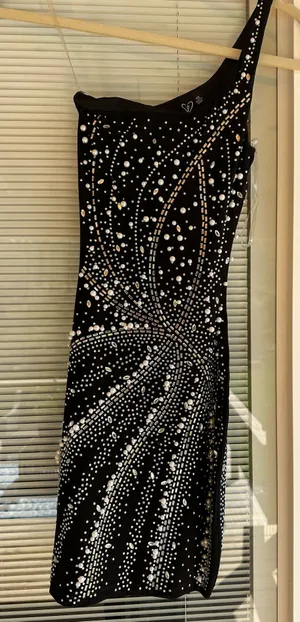 Windsor Homecoming Sequin Dress Black thumbnail 1