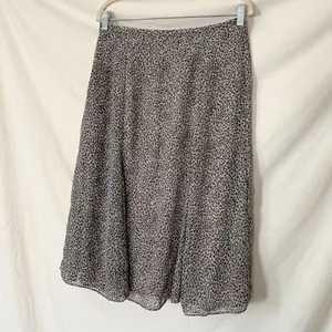 Vintage Mesh Leopard Print Midi Mesh Skirt thumbnail 2