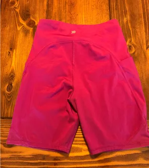 All in Motion Pink Biker Shorts thumbnail 2