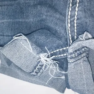Vanity 32x2 Dark Wash Rivet Stitched Flap Pocket Jeans Short Shorts thumbnail 7