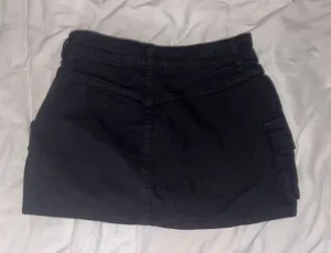 Black Jean Skirt thumbnail 1