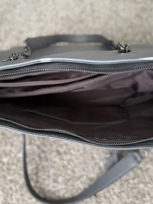 Zysun Women's 15" Laptop Tote Bag Grey thumbnail 7