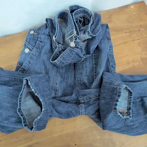 Ladies' Gap 100% Cotton Denim Overalls Small thumbnail 7