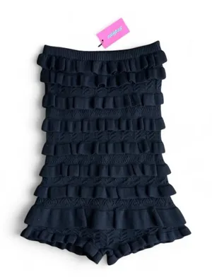 Edikted Women's Black Playsuit-romper thumbnail 1