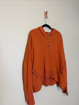 Free‎ People Movement Solid Honey dew pullover Sweatshirt Size Large thumbnail 5