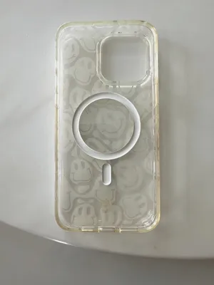 Velvet Caviar Clear Frosted Smiley iPhone Case With MagSafe 15 Pro Max thumbnail 2