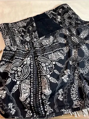 FP Movement Free People Way Home Paisley Printed Shorts Carbon Small NWT thumbnail 6