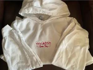 Football Embroidered Hoodie thumbnail 1