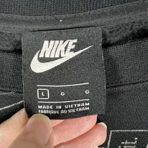 Nike Icon Clash Fleece Sweatshirt All over logo‎ Black L Athletic Workout thumbnail 6