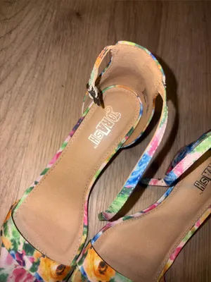 Brash Floral Ankle-Strap Sandals in Multicolor thumbnail 2