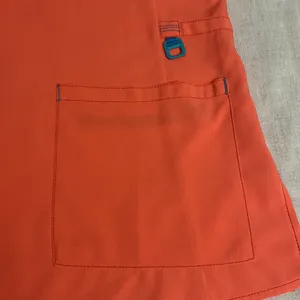Carhartt Force women’s coral/peach quick dry performance scrub top size M thumbnail 6