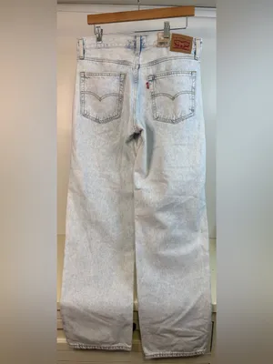 NWT Levi's 94 Baggy Straight Jeans in Light Wash Blue Sz 29 thumbnail 6