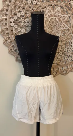 White Lululemon Shorts thumbnail 1