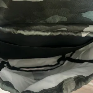 Pink Victoria’s Secret green camouflage small backpack thumbnail 6