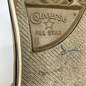 Converse sneakers with elastic back maroon‎ with silver size 6 thumbnail 7