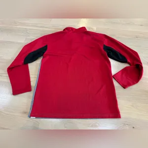 NFL San Francisco 49ers quarter-zip pullover RED GRAY SIZE LARGE thumbnail 10