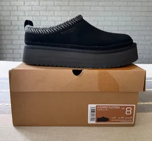 NWT UGG Koolaburra Burree Platform Slippers Black Size 8 thumbnail 1