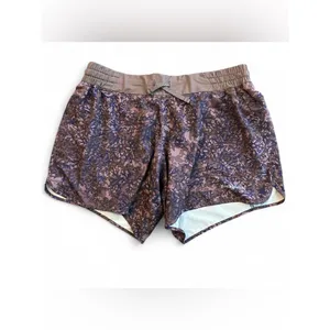 Patagonia Women's Nine Trails Shorts Mauve Purple Camo Small thumbnail 2