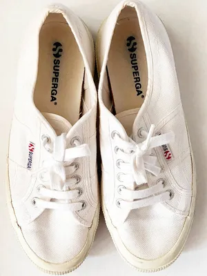 Superga 2750 Cotu Classic Sneakers - Size 9.5 W / 8 M (EU 41) - White Canvas thumbnail 3