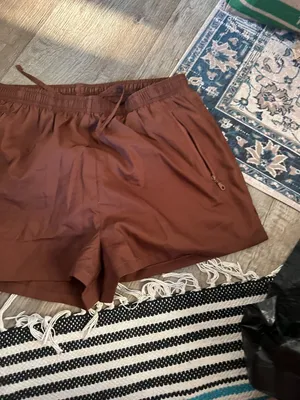 Girlfriend‎ Collective athletic brown shorts size M thumbnail 3