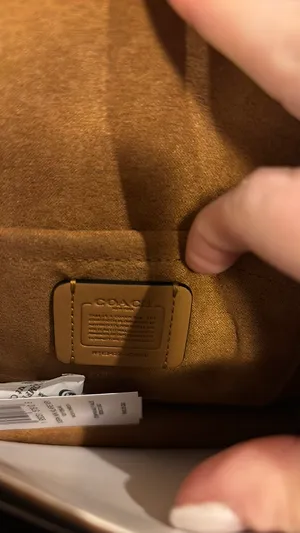 NWT coach black crossbody with chain thumbnail 5