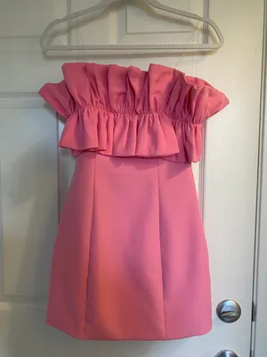 DO+BE Pink Ruffle Top Dress thumbnail 2