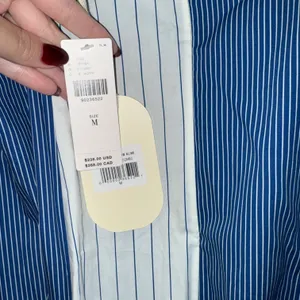 Anthropologie NWT $238 x Plenty by Tracy Reese V-Neck Blue High-Low Dress M thumbnail 7